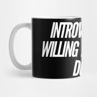 Willing to discuss Doctor Who Mug